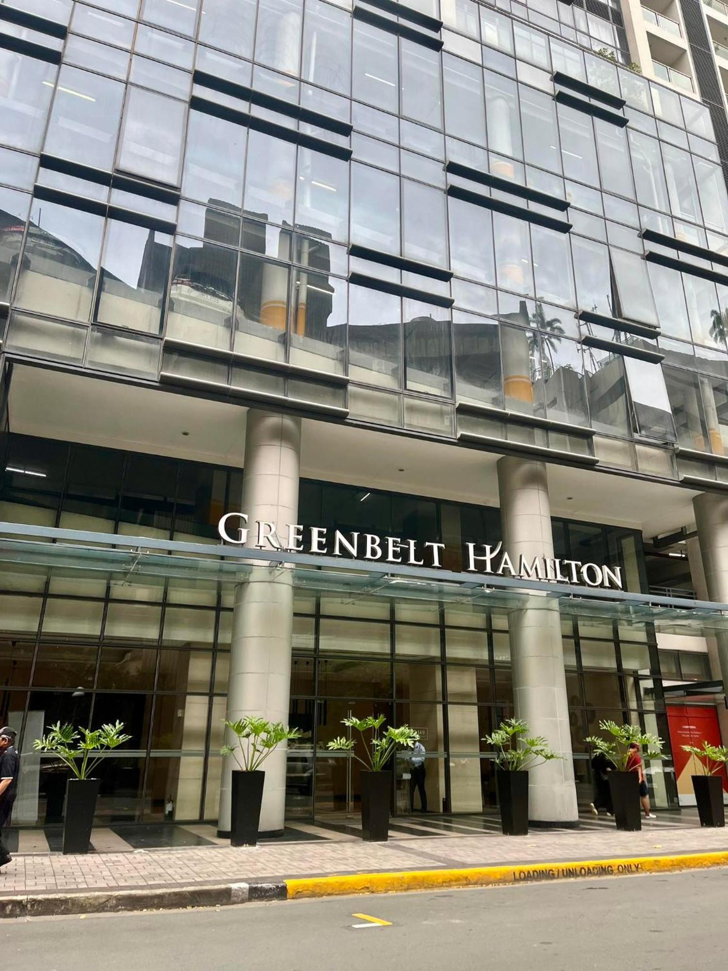 Greenbelt Hamilton Tower 1 Legazpi 马卡蒂 外观 照片